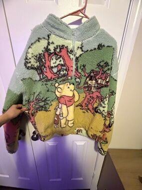 Winnie the Pooh Sherpa Pullover Hoodie